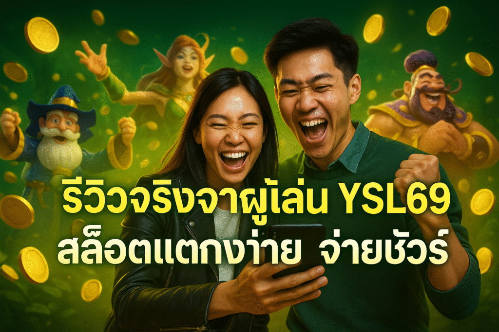 รีวิวจริงจากผู้เล่น YSL69 สล็อตแตกง่าย จ่ายชัวร์