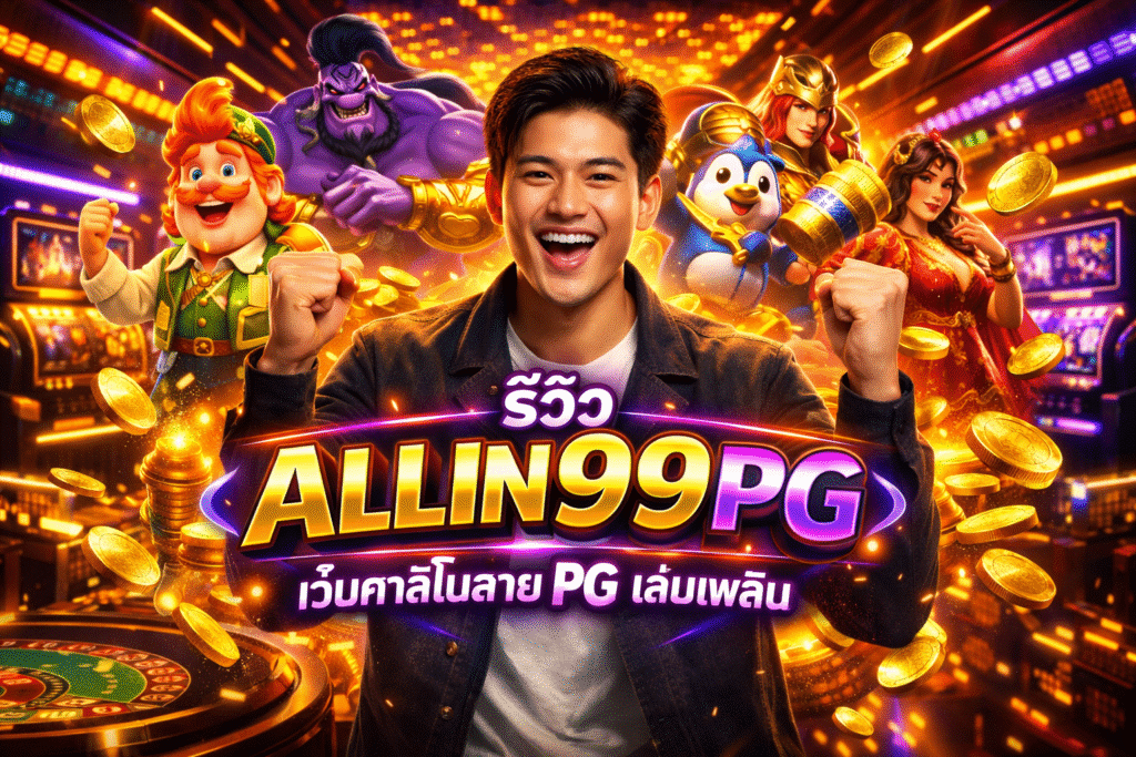 รีวิว ALLIN99PG เว็บคาสิโนสาย PG เล่นเพลิน